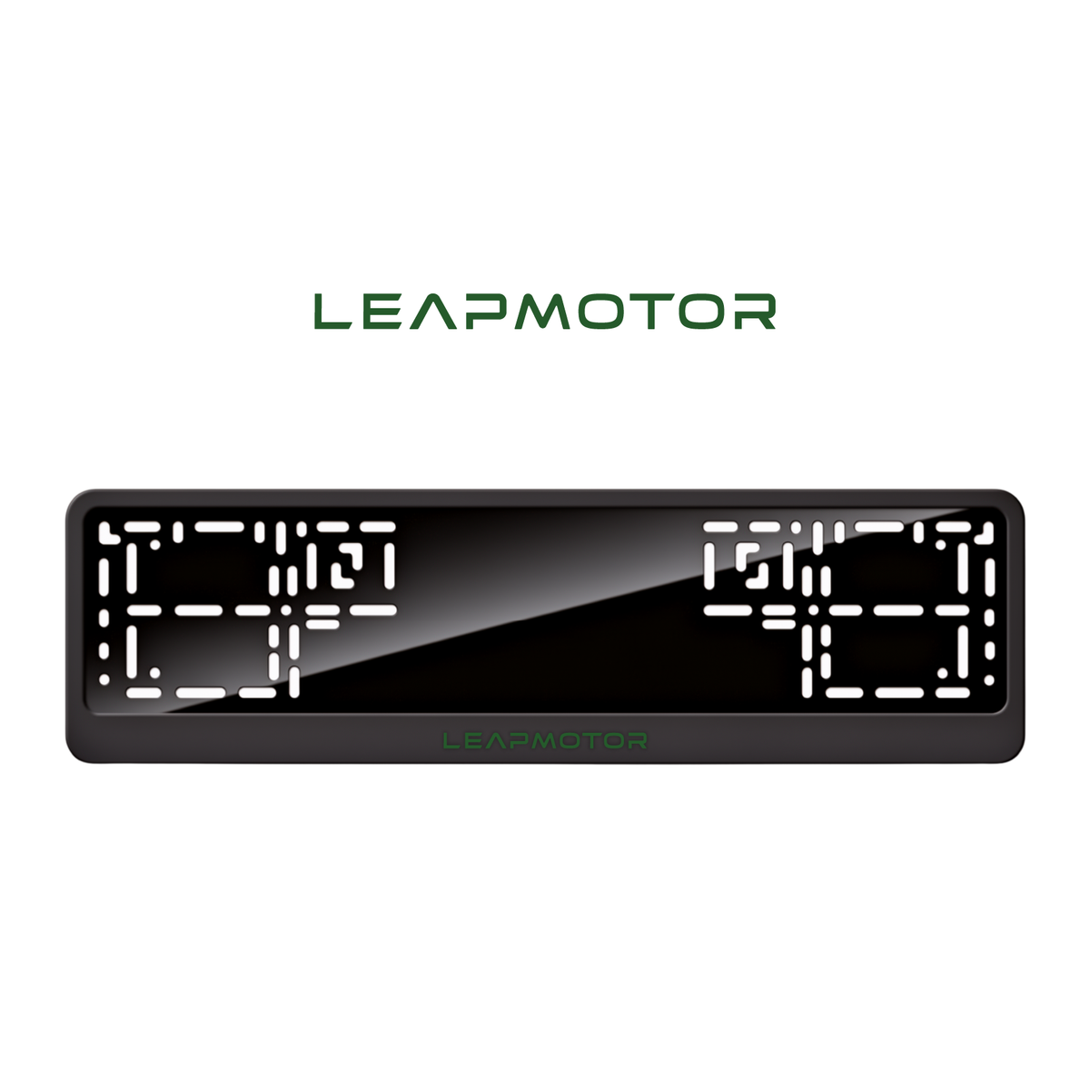 Cadres de plaque d'immatriculation Leapmotor - Vert - CLASSIC