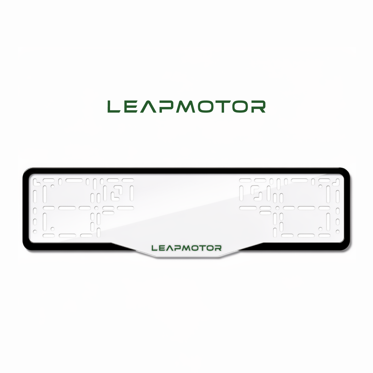 Cadres de plaque d'immatriculation Leapmotor - Vert - GLASS