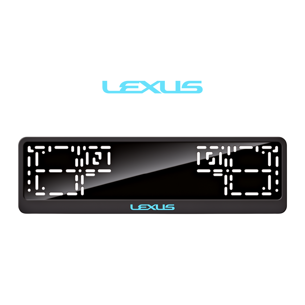 Cadres de plaque d'immatriculation Lexus - Bleu Tiffany - CLASSIC