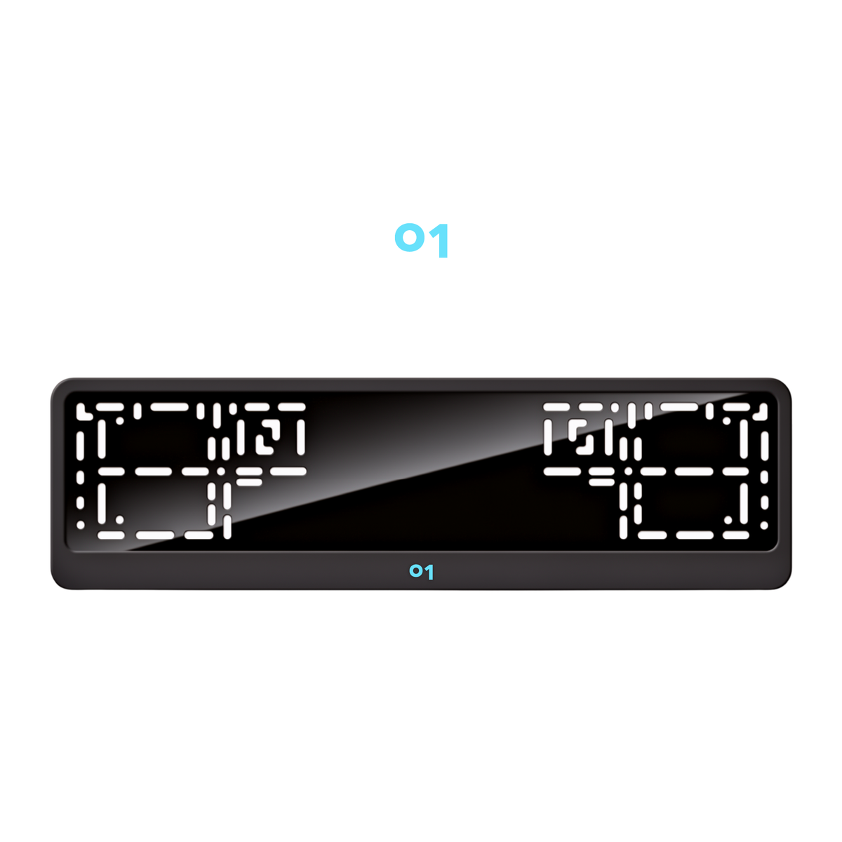 Cadres de plaque d'immatriculation Lynk & Co 01 - Bleu Tiffany - CLASSIC
