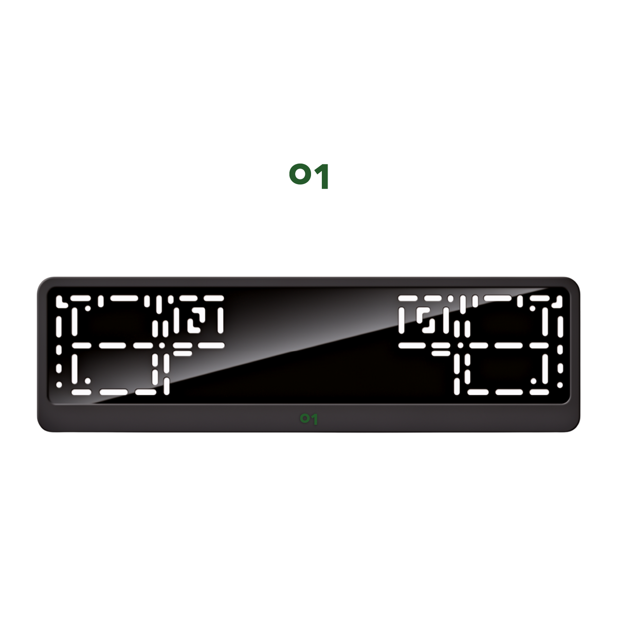 Cadres de plaque d'immatriculation Lynk & Co 01 - Vert - CLASSIC