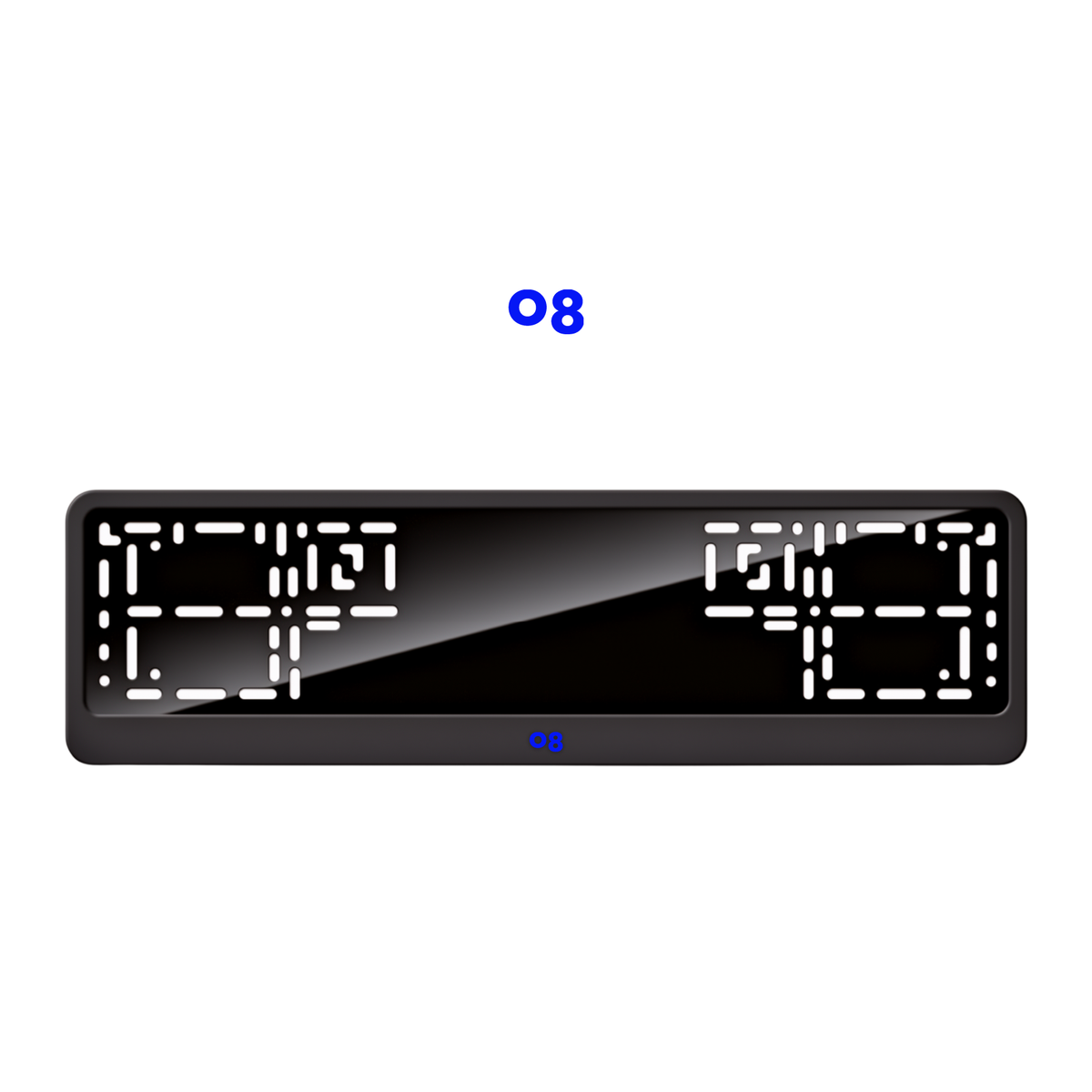 Cadres de plaque d'immatriculation Lynk & Co 08 - Bleu - CLASSIC