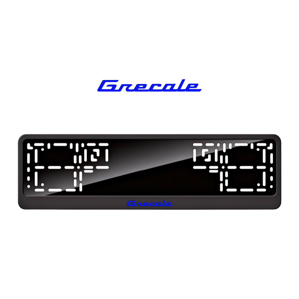 Cadres de plaque d'immatriculation Grecale - Bleu - CLASSIC