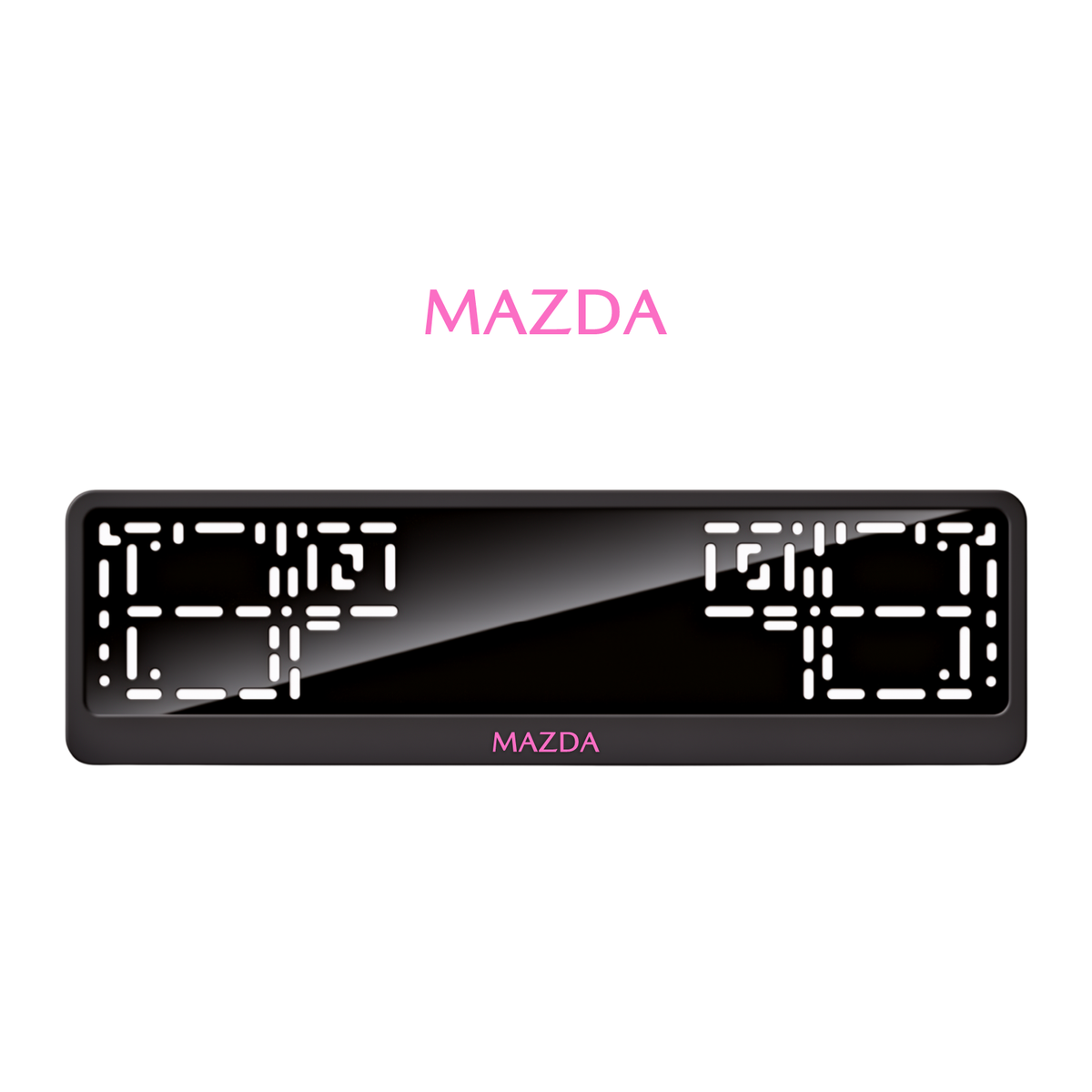 Cadres de plaque d'immatriculation Mazda - Rose - CLASSIC