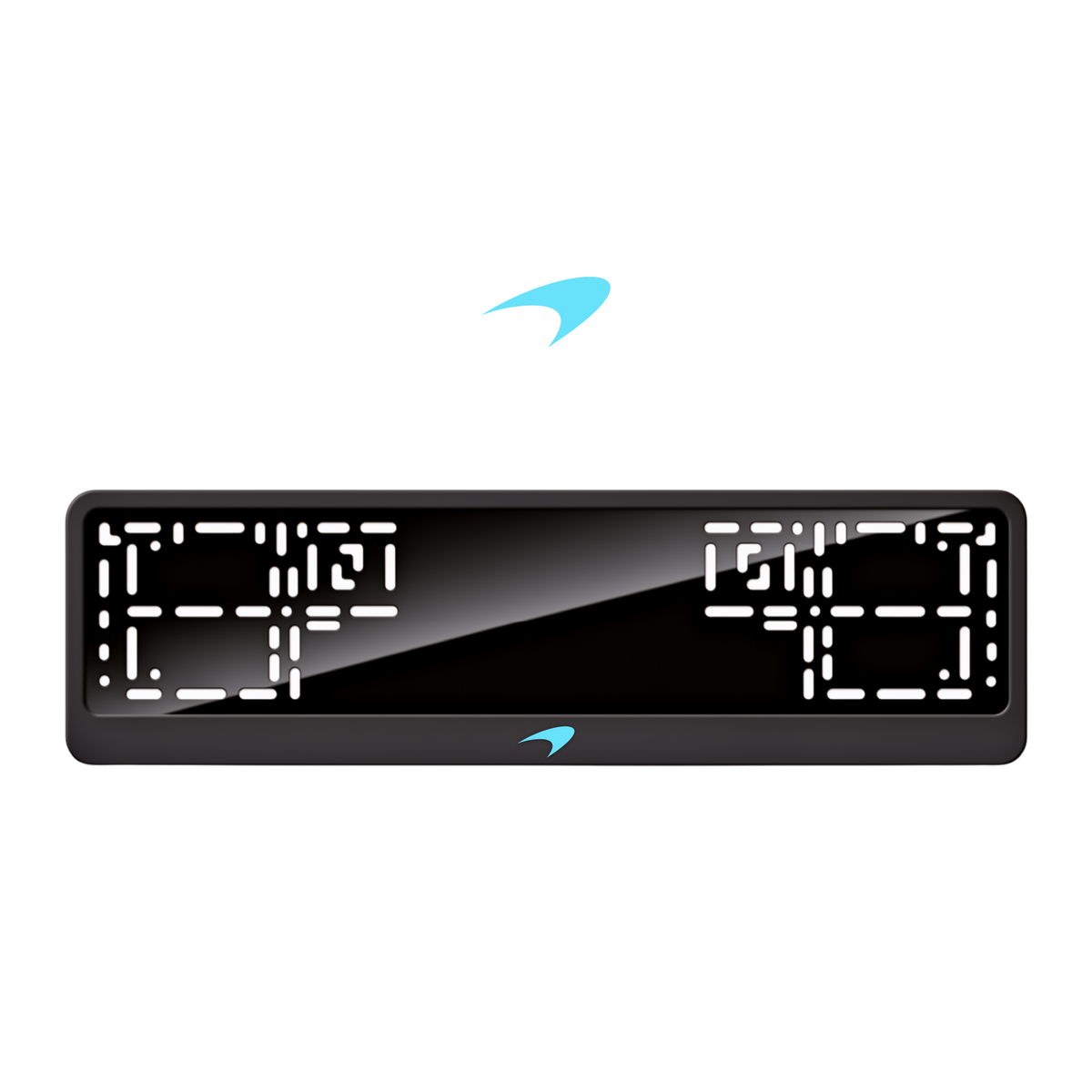 Cadres de plaque d'immatriculation McLaren Logo - Bleu Tiffany - CLASSIC
