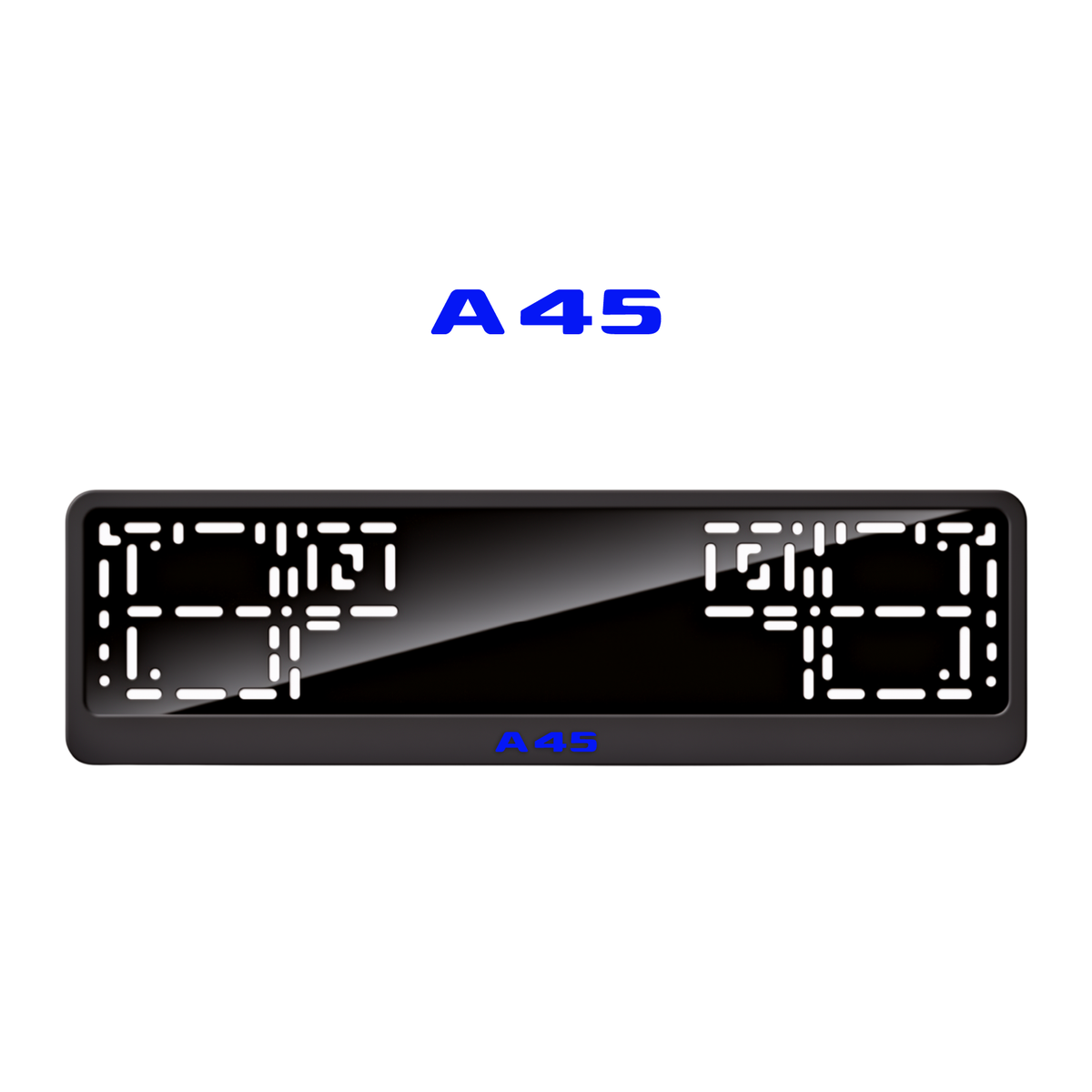 Cadres de plaque d'immatriculation A45 - Bleu - CLASSIC