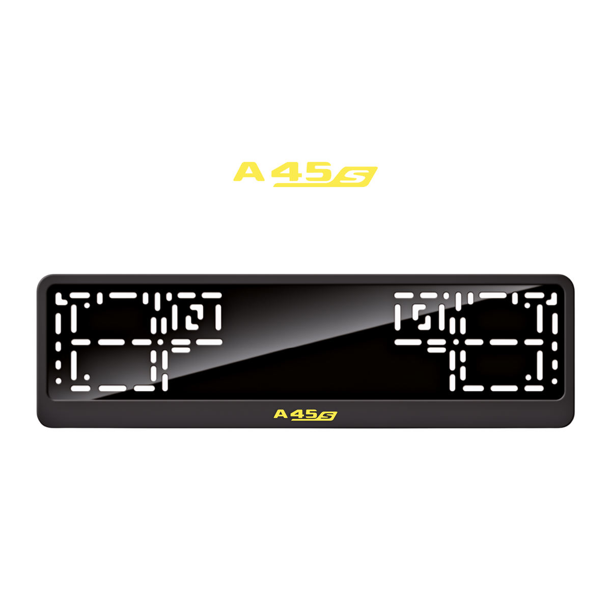 Cadres de plaque d'immatriculation A45 S - Jaune - CLASSIC