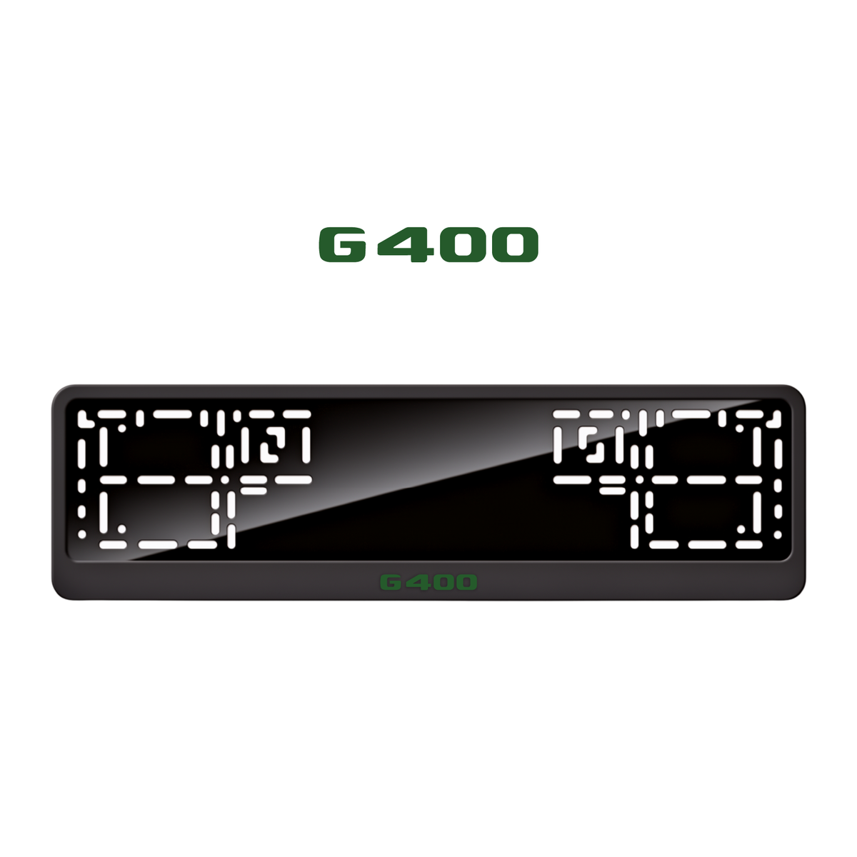 Cadres de plaque d'immatriculation G400 - Vert - CLASSIC