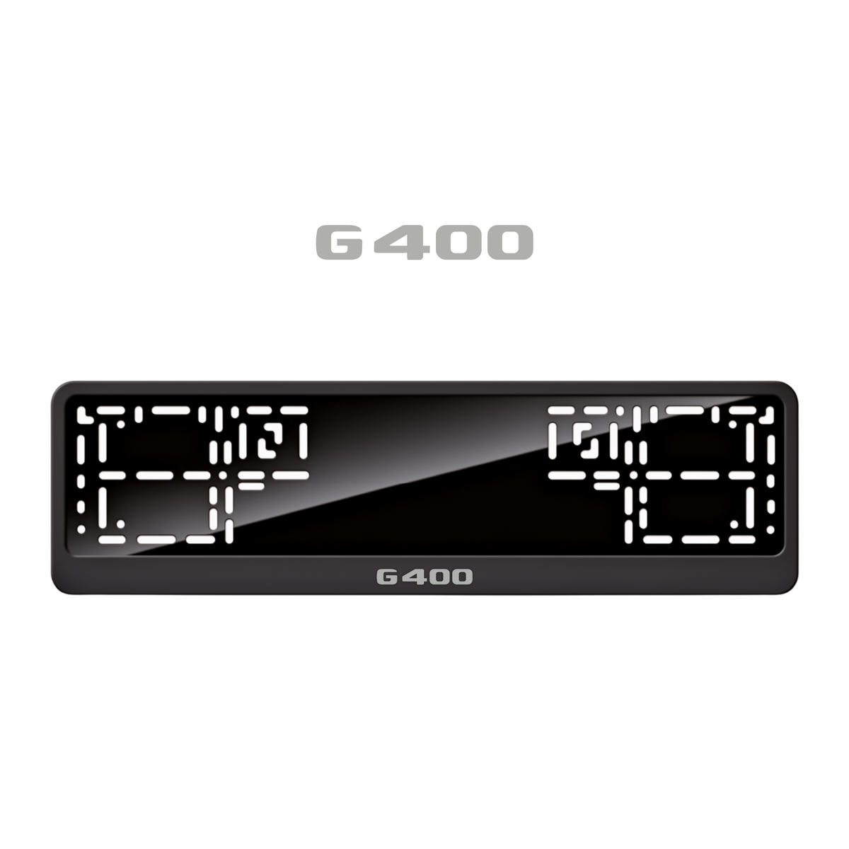 Cadres de plaque d'immatriculation G400 - Gris - CLASSIC