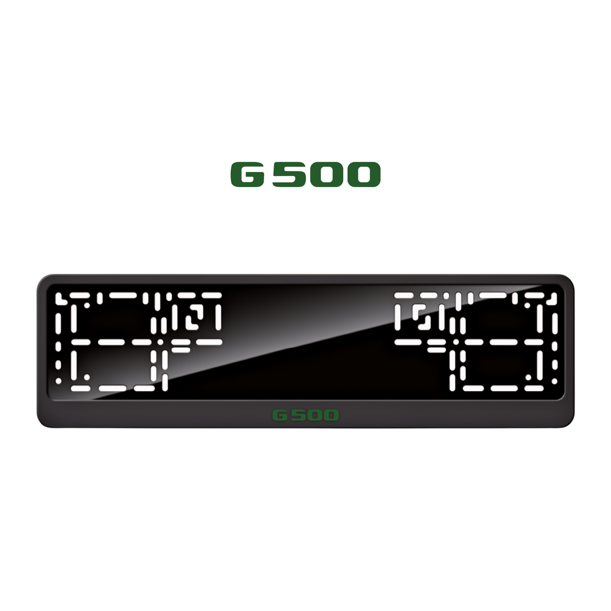 Cadres de plaque d'immatriculation G500 - Vert - CLASSIC