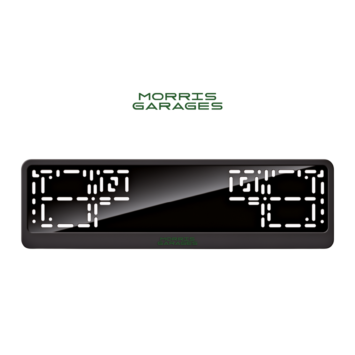 Cadres de plaque d'immatriculation MG - Vert - CLASSIC