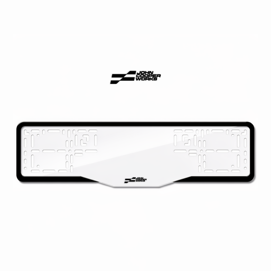 Cadres de plaque d'immatriculation John Cooper Works - Noir - GLASS