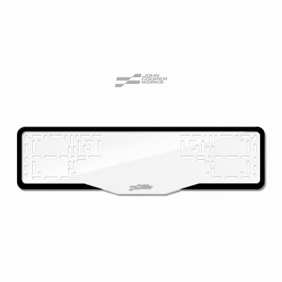 Cadres de plaque d'immatriculation John Cooper Works - Gris - GLASS