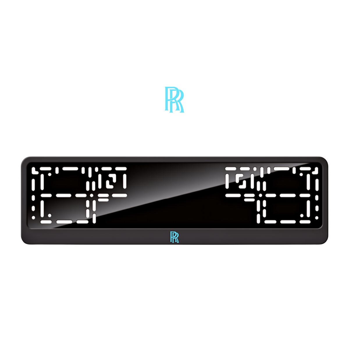 Cadres de plaque d'immatriculation Rolls-Royce - Bleu Tiffany - CLASSIC
