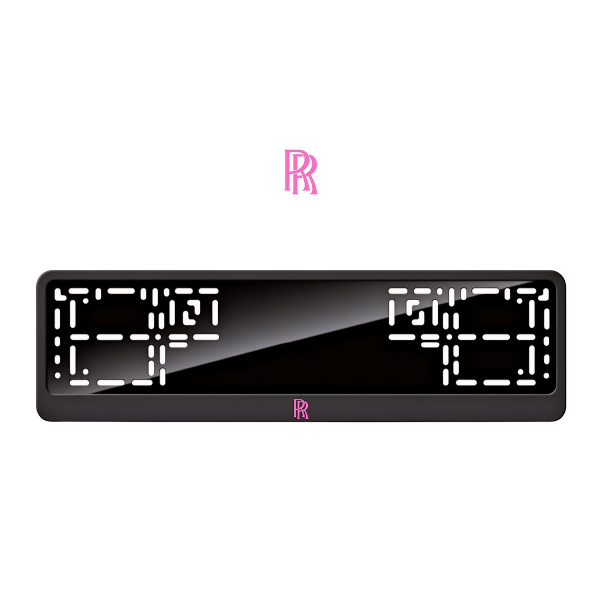 Cadres de plaque d'immatriculation Rolls-Royce - Rose - CLASSIC