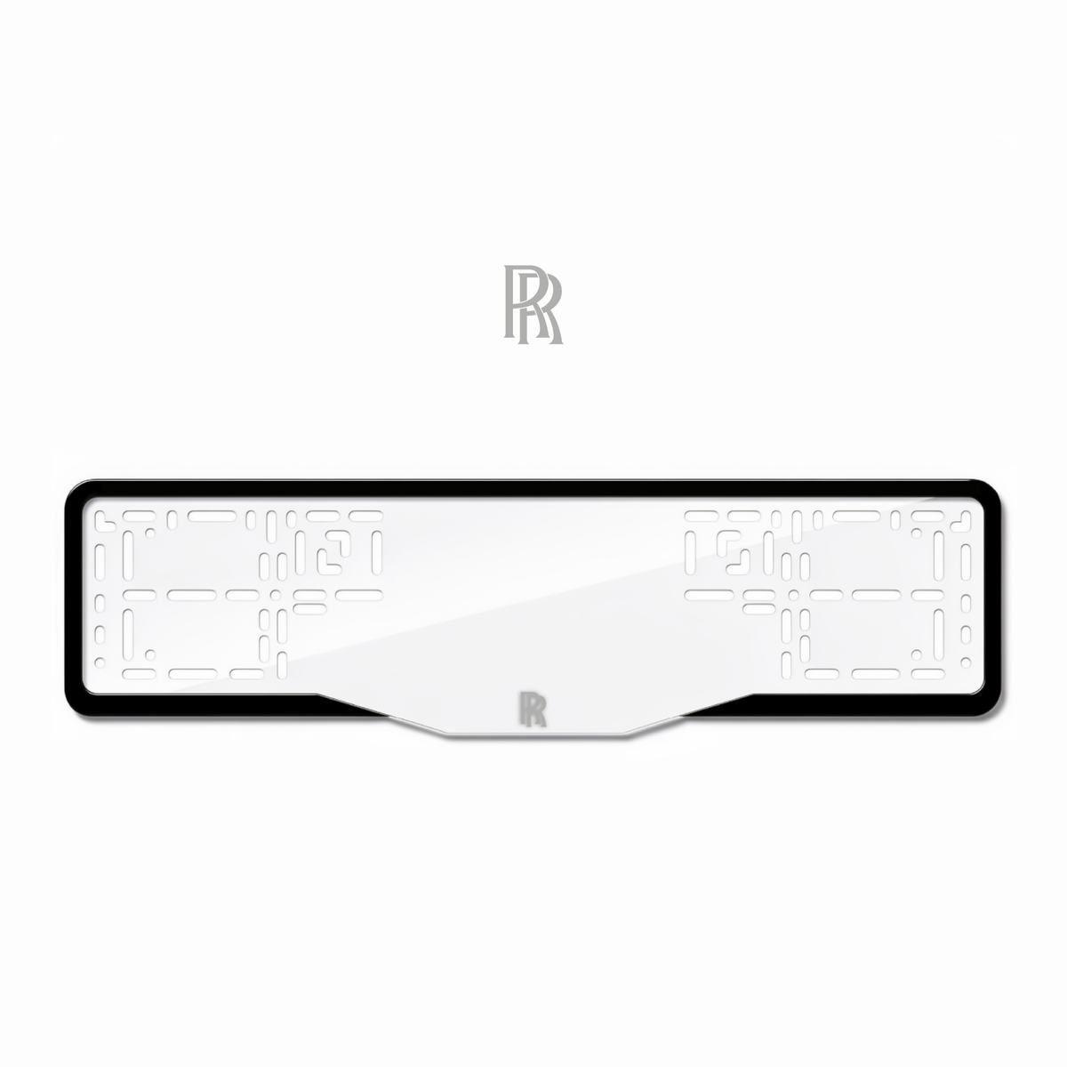 Cadres de plaque d'immatriculation Rolls-Royce - Gris - GLASS