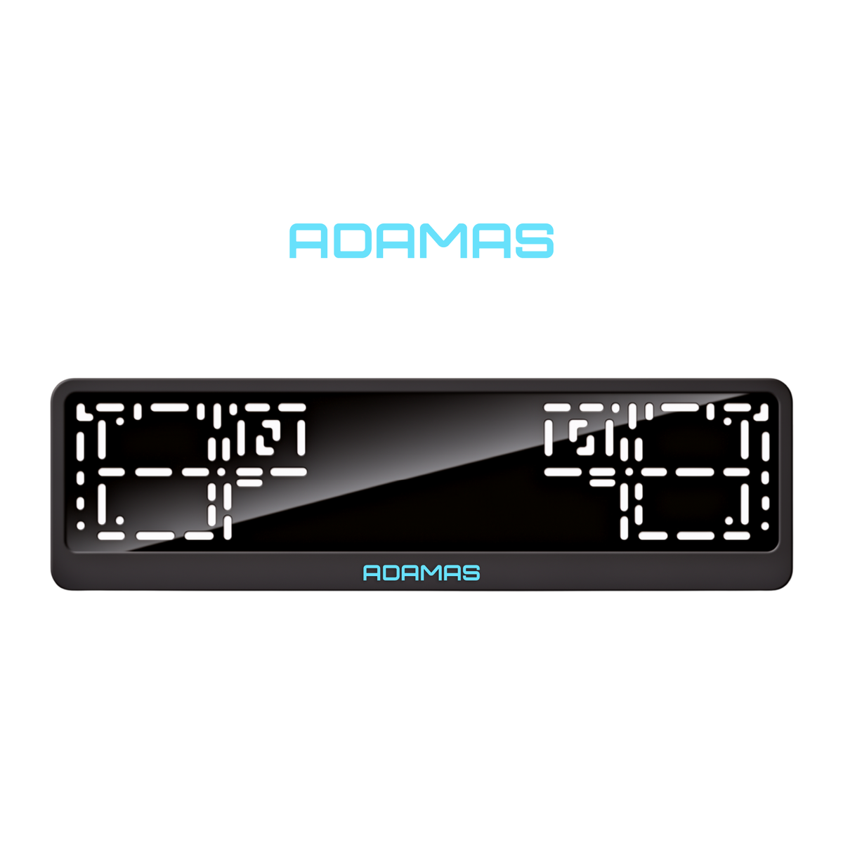 Cadres de plaque d'immatriculation Adamas - Bleu Tiffany - CLASSIC