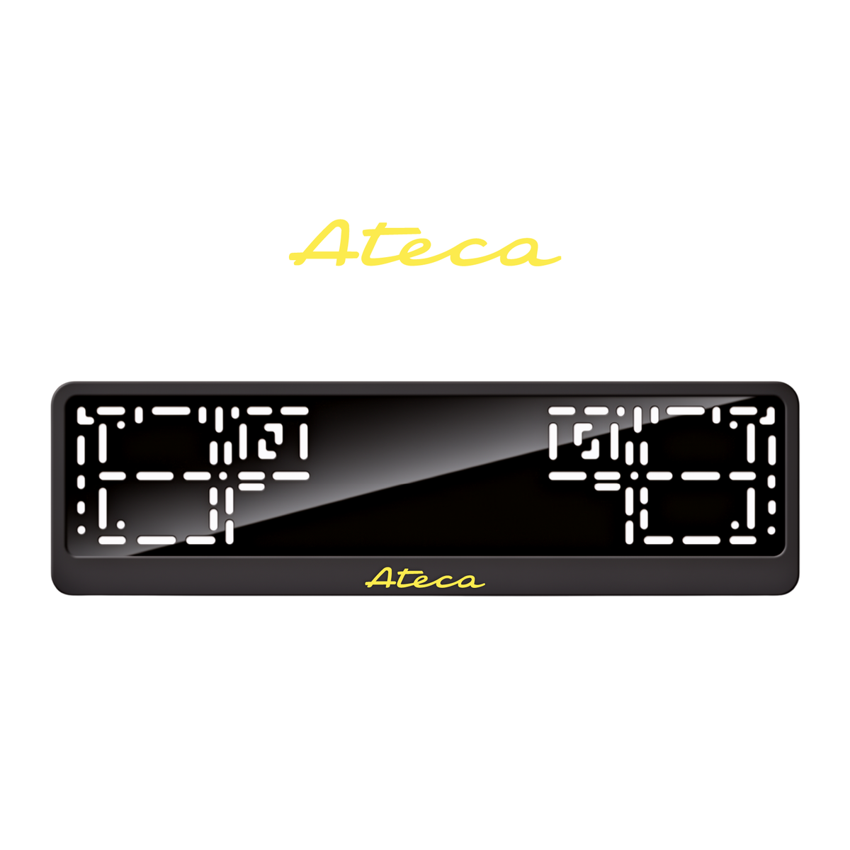 Cadres de plaque d'immatriculation Ateca - Jaune - CLASSIC