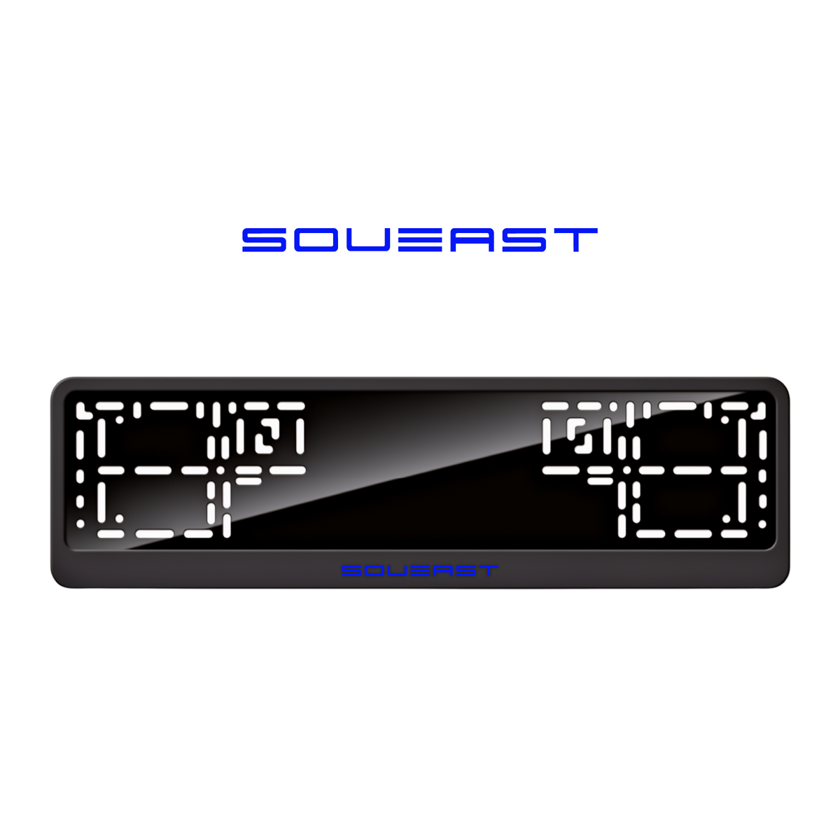 Cadres de plaque d'immatriculation Soueast - Bleu - CLASSIC