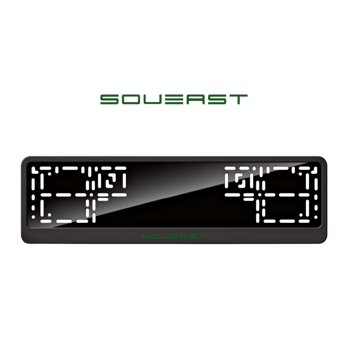 Cadres de plaque d'immatriculation Soueast - Vert - CLASSIC