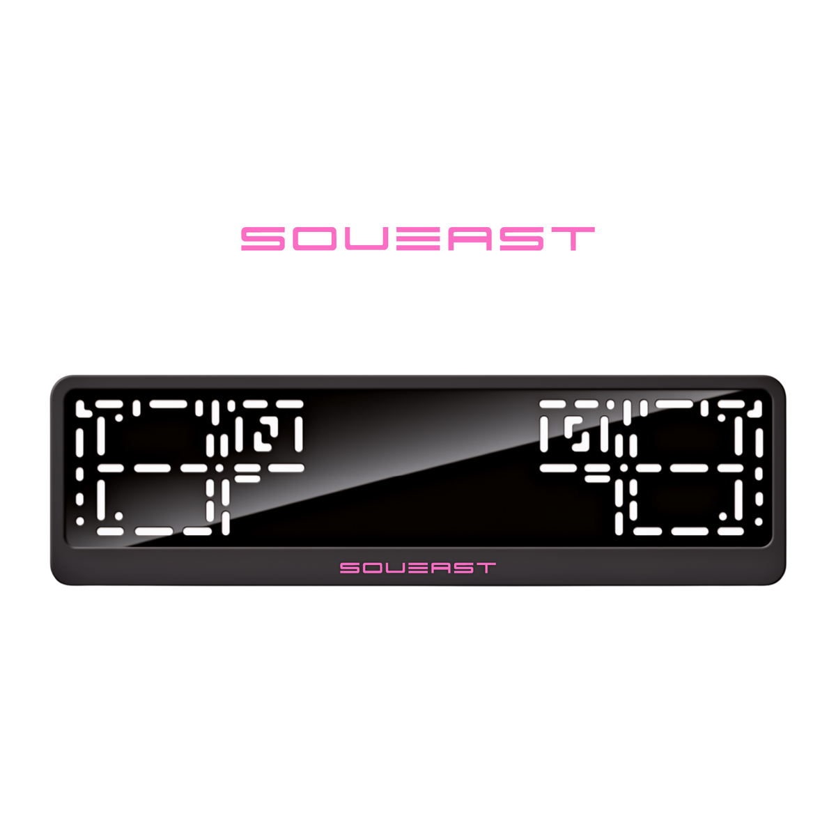 Cadres de plaque d'immatriculation Soueast - Rose - CLASSIC