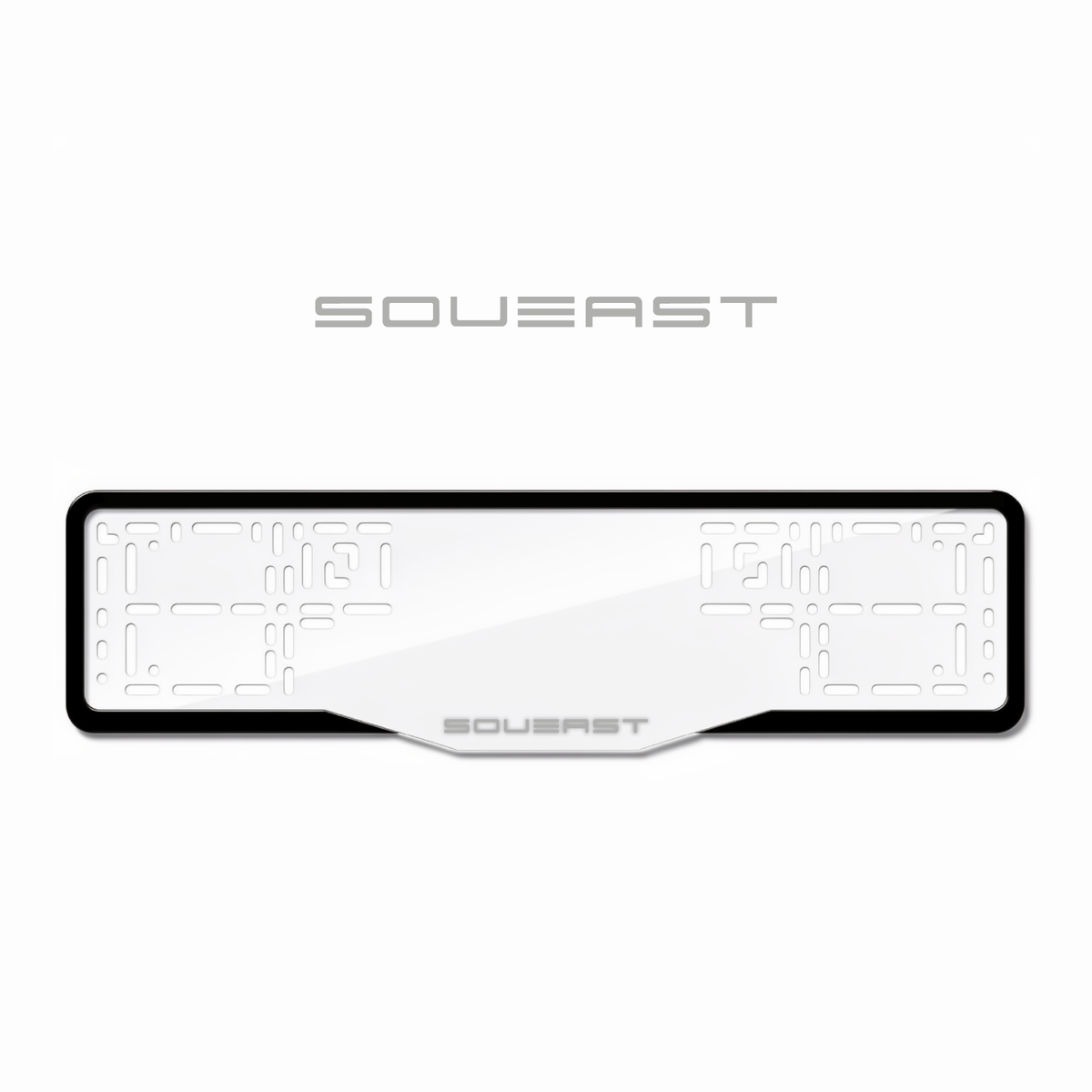 Cadres de plaque d'immatriculation Soueast - Gris - GLASS