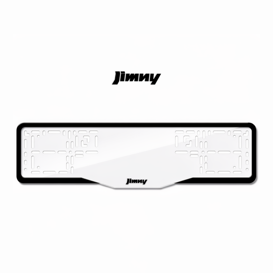 Cadres de plaque d'immatriculation Jimny - Noir - GLASS