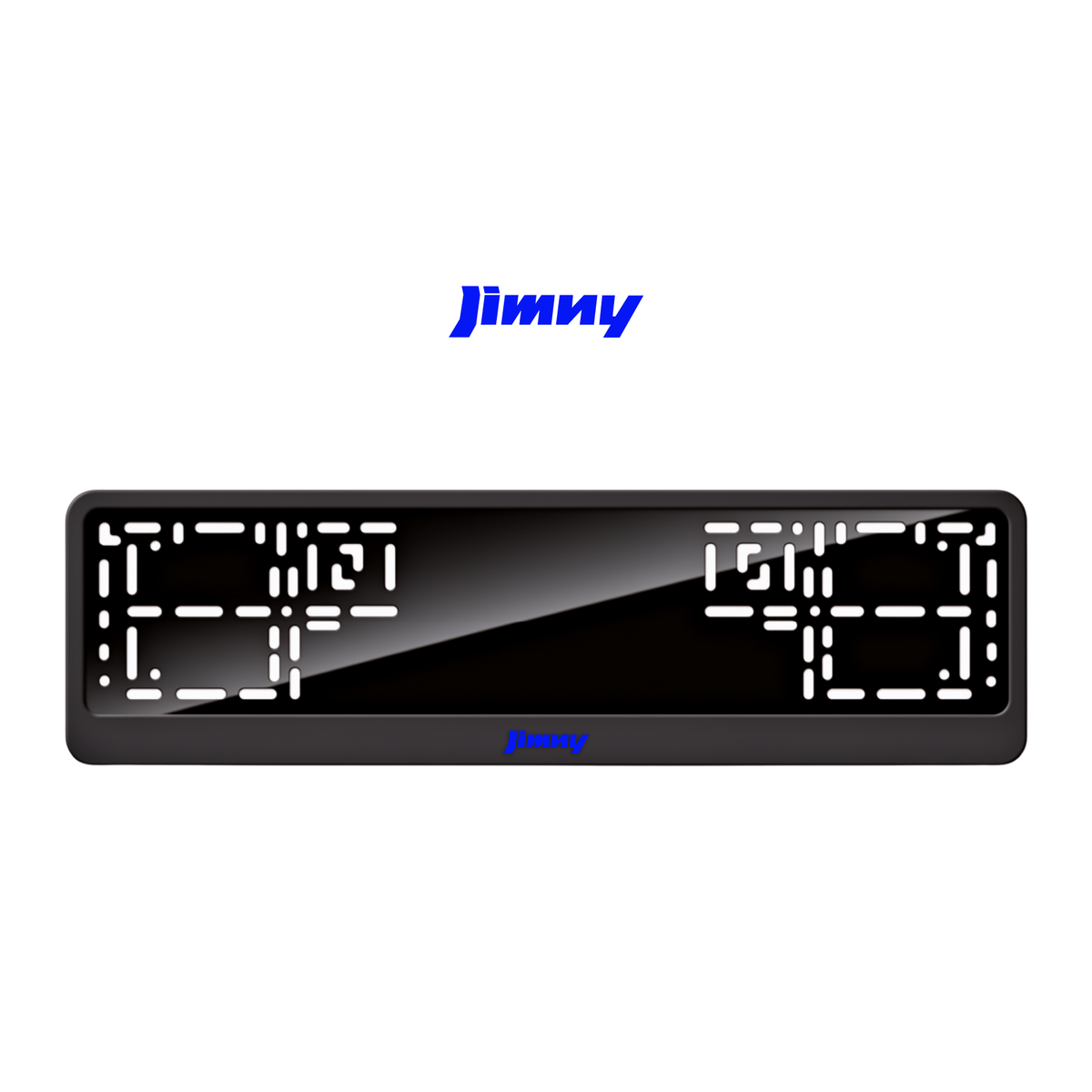 Cadres de plaque d'immatriculation Jimny - Bleu - CLASSIC