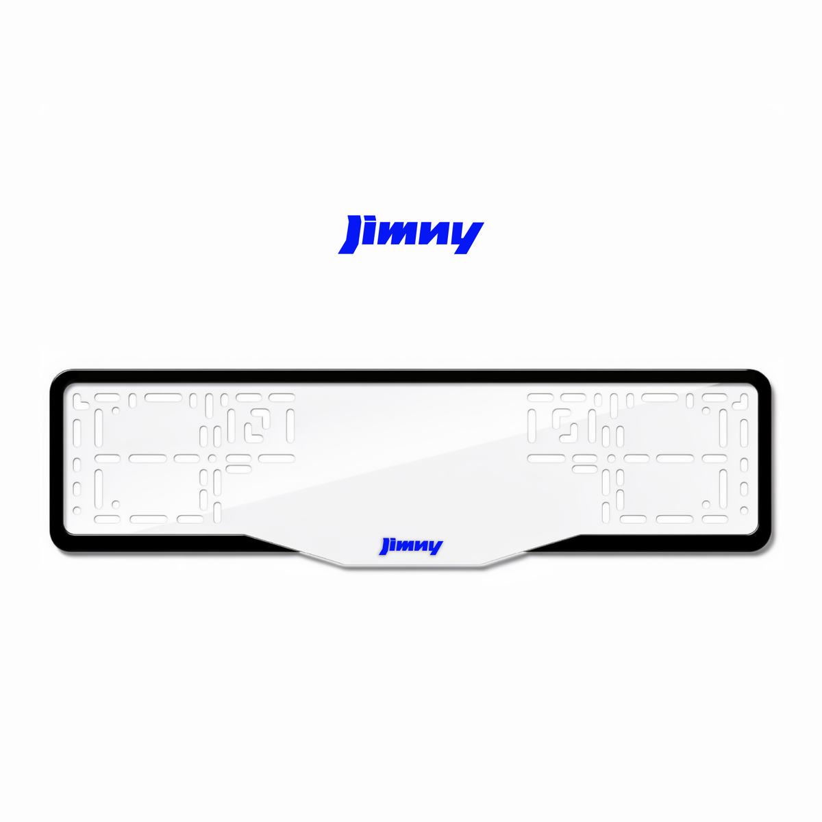 Cadres de plaque d'immatriculation Jimny - Bleu - GLASS