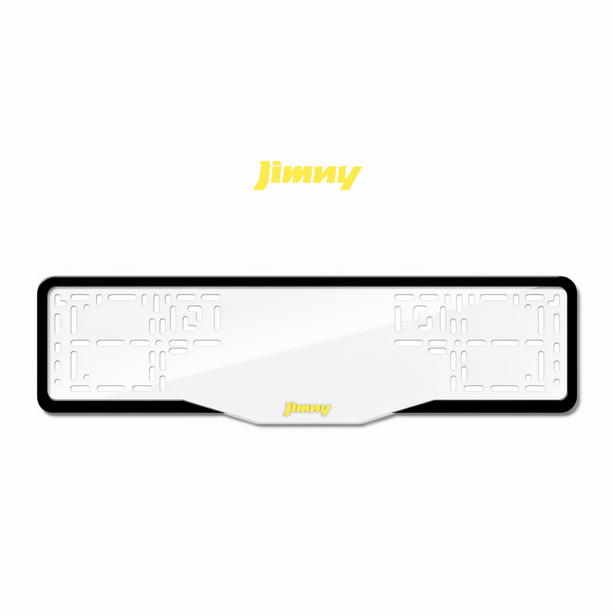Cadres de plaque d'immatriculation Jimny - Jaune - GLASS