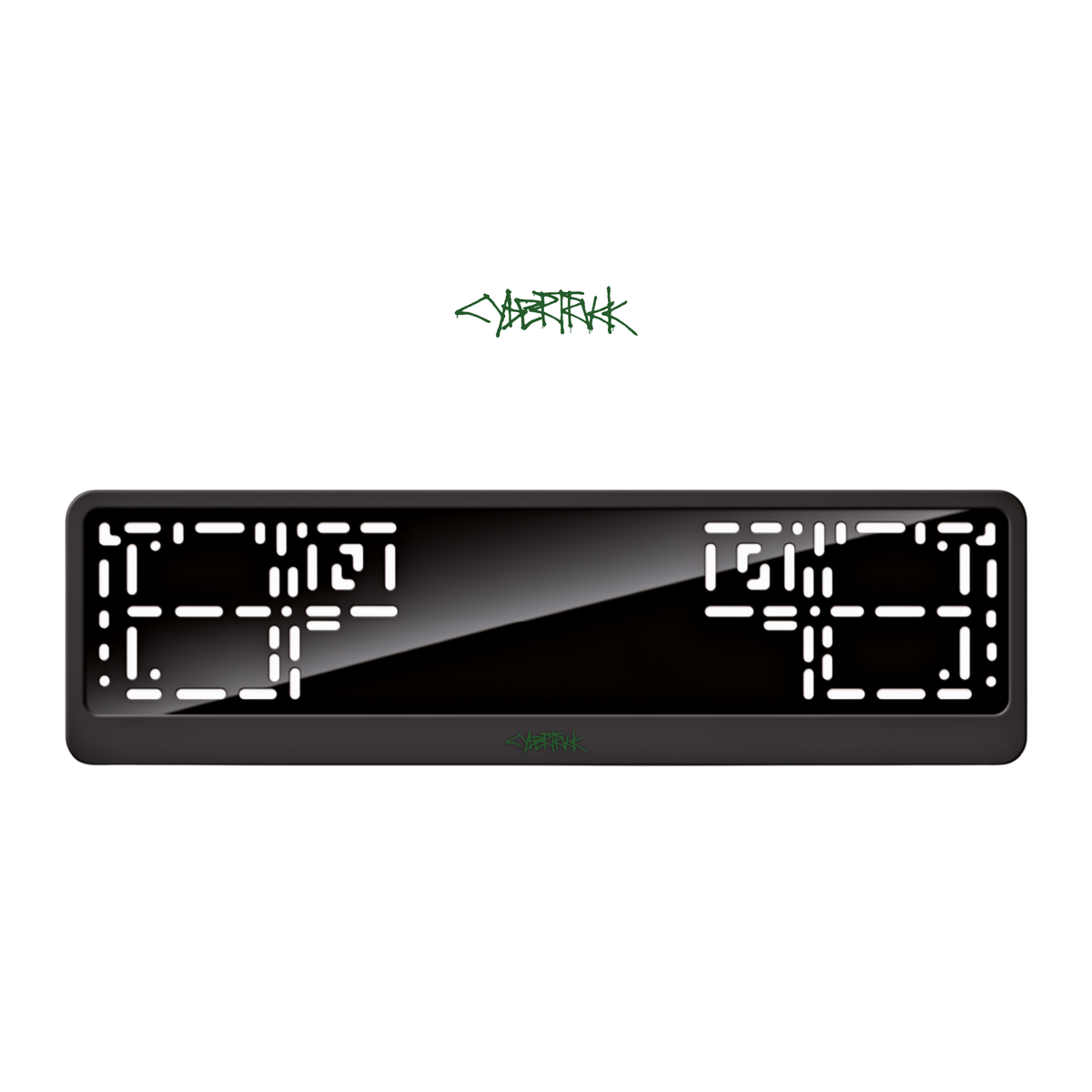 Cadres de plaque d'immatriculation Cybertruck - Vert - CLASSIC