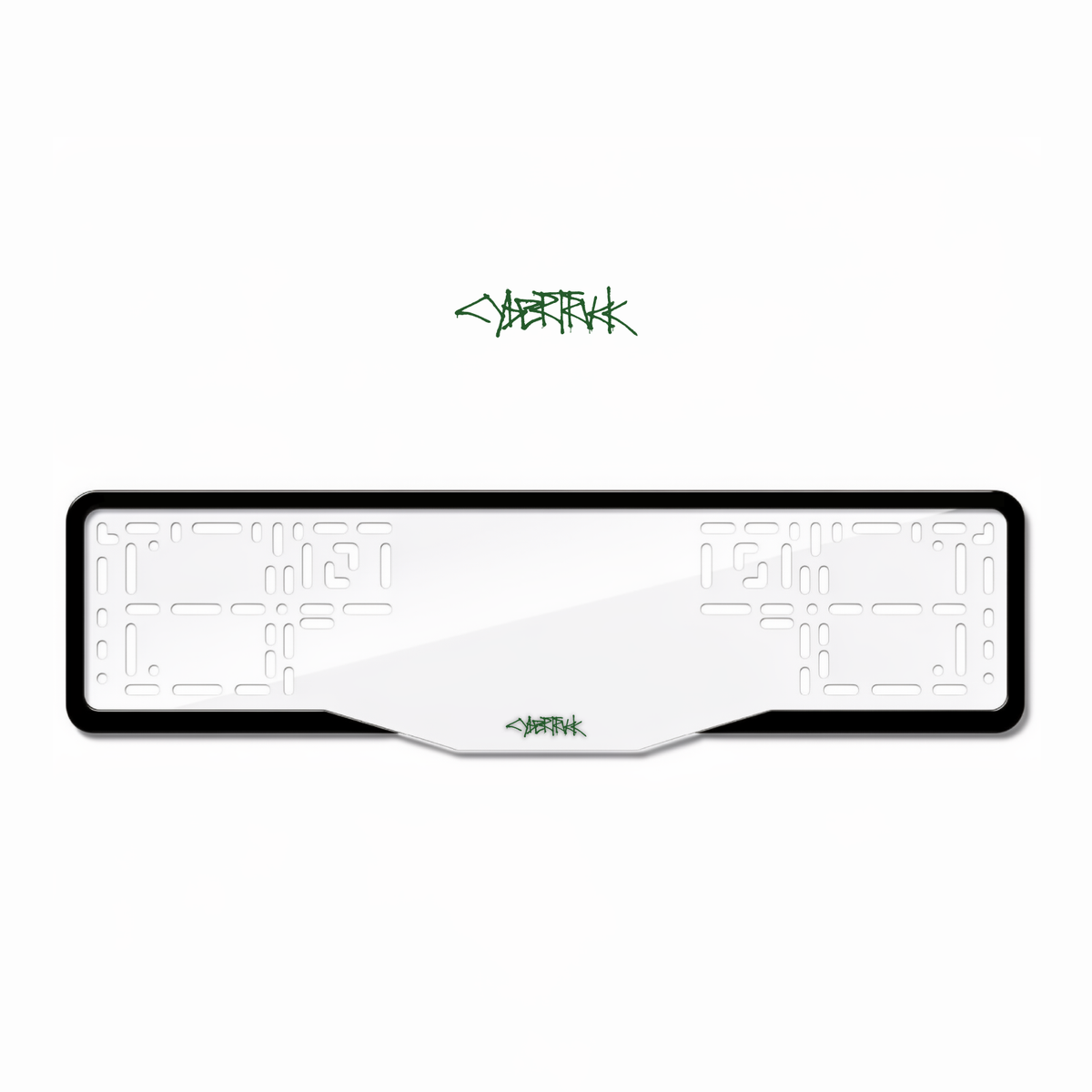 Cadres de plaque d'immatriculation Cybertruck - Vert - GLASS