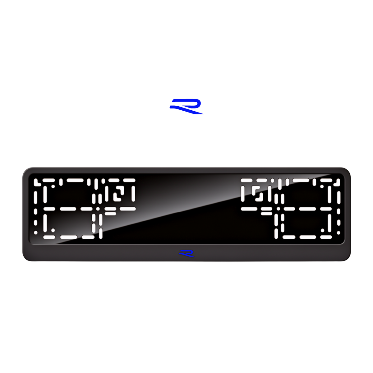 Cadres de plaque d'immatriculation R Line - Bleu - CLASSIC