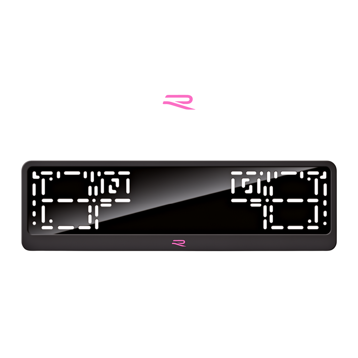 Cadres de plaque d'immatriculation R Line - Rose - CLASSIC